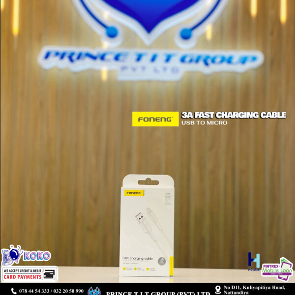 FONENG 3A FAST CHRGING CABLE (  TYPE C TO MICRO )