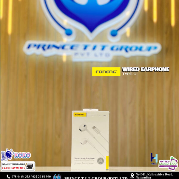 FONENG WIRED EARPHONE ( TYPE C )