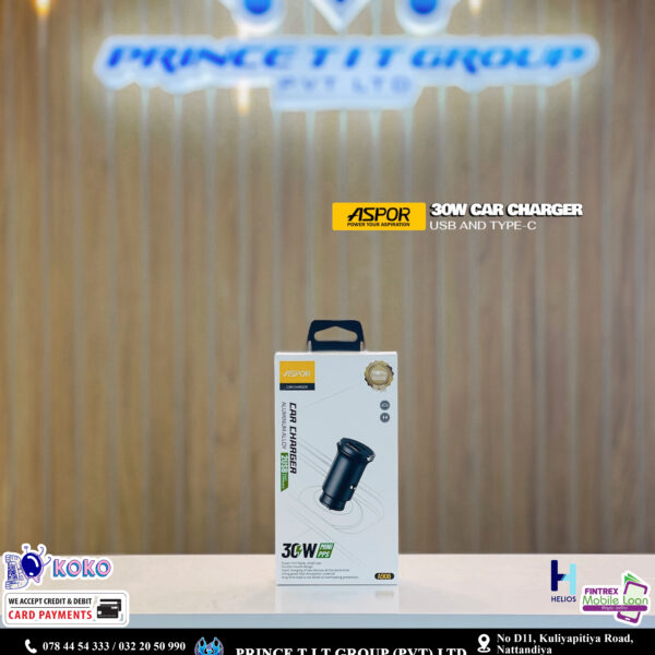 ASPOR 30W CAR CHARGER