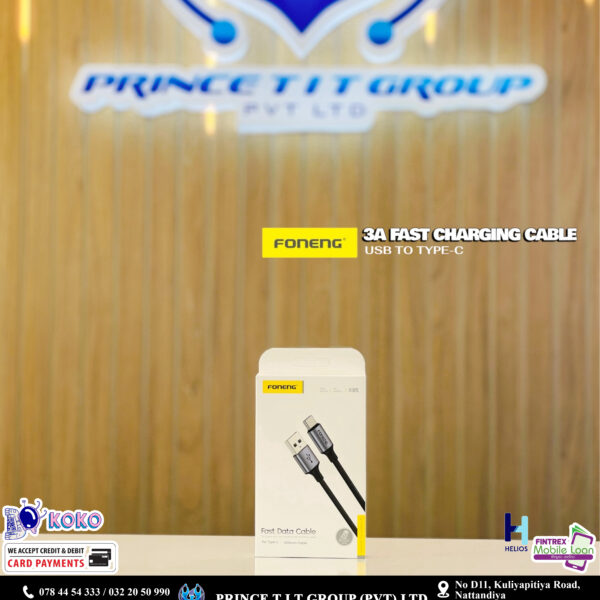 FONENG 3A FAST CHARGING CABLE ( USB TO C )