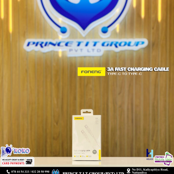 FONENG 3A FAST CHARGING CABLE ( TYPE C TO C )